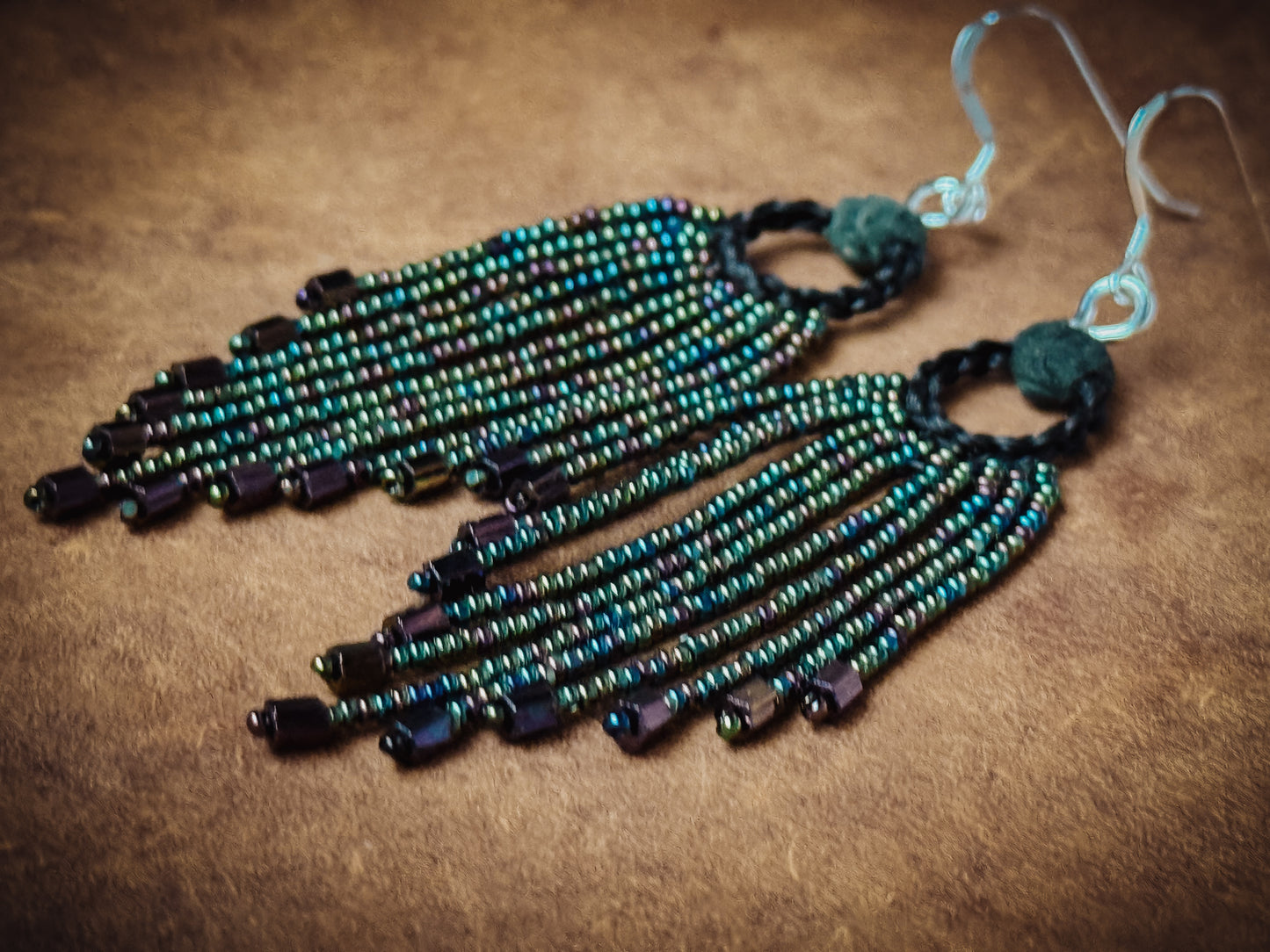 Adaya Beaded Horsehair Earrings